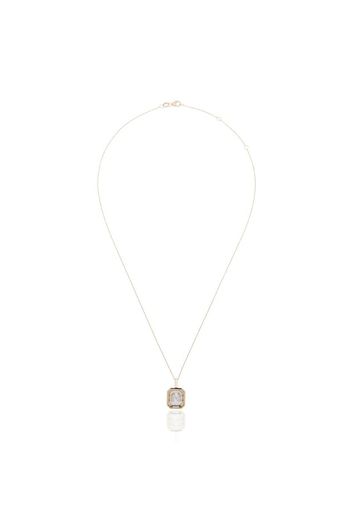 Collana in oro 14kt con diamanti