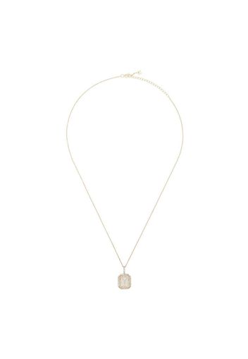 Y 14K yellow gold diamond necklace