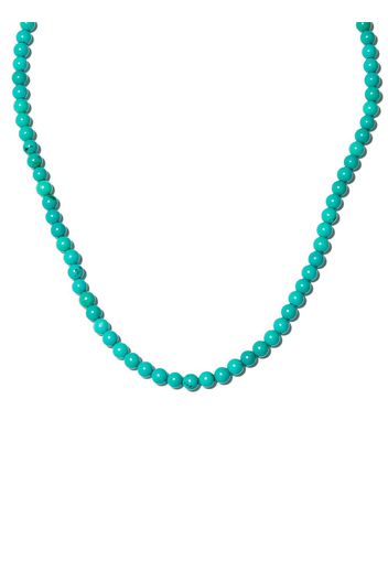 Mateo 14kt yellow gold turquoise beaded necklace - Oro