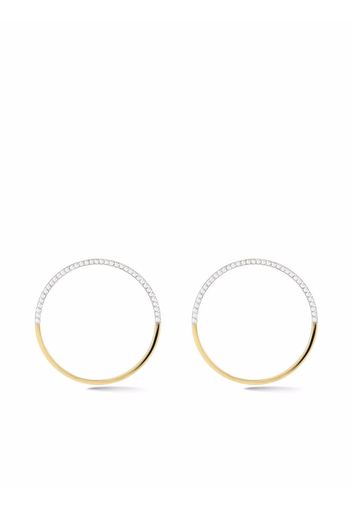 Mateo 14kt yellow gold large halfmoon earrings - Oro