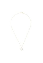 C 14K yellow gold pearl and diamond necklace