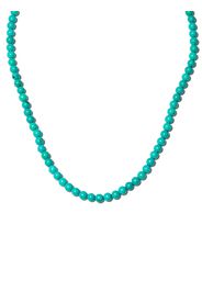 Mateo 14kt yellow gold turquoise beaded necklace - Oro