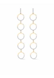 Mateo 14kt yellow gold FiveTier Halfmoon diamond earring - Oro