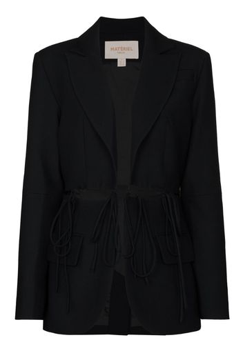 tie-waist blazer