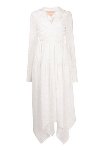 asymmetric wrap dress