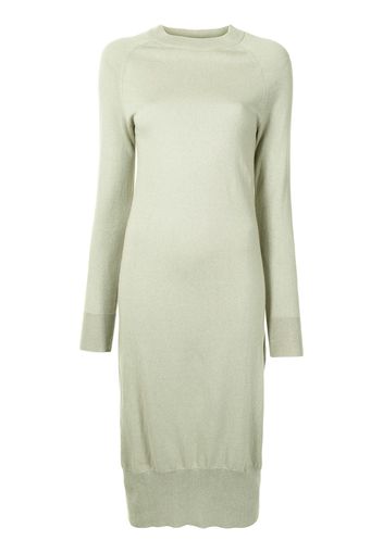 Materiel rib-trimmed knitted dress - Verde