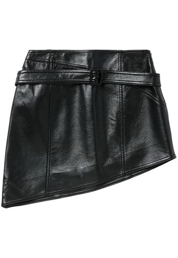 Materiel asymmetric-design high-waist skirt - Nero