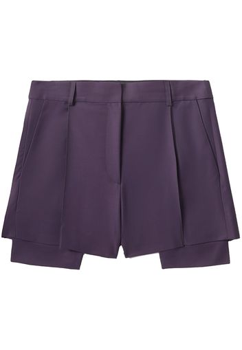 Materiel mid-rise tailored shorts - Viola