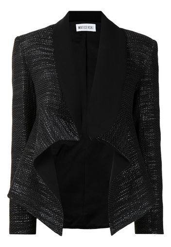 Maticevski Blazer drappeggiato - Nero