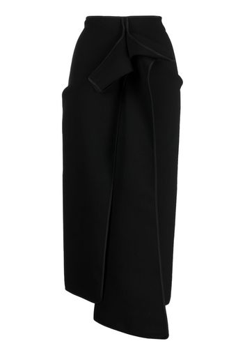 Maticevski draped-detail skirt - Nero