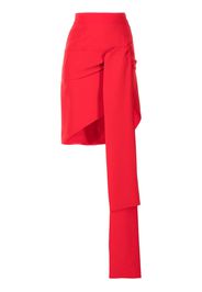 Maticevski tied-front pencil skirt - Rosso