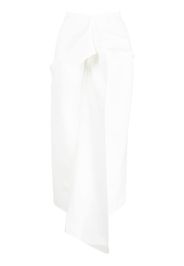 Maticevski draped-detail skirt - Bianco