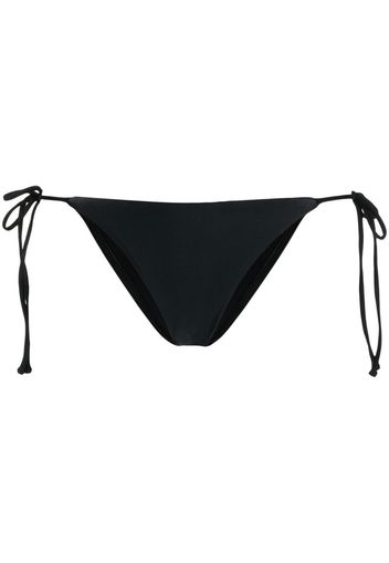 Matteau Slip bikini con nodo laterale - Nero