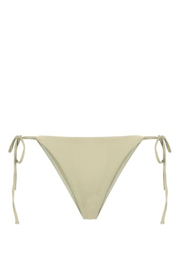 Matteau Slip bikini con nodo laterale - Verde