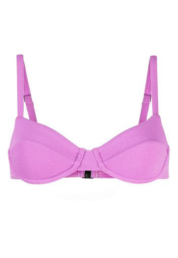 Matteau Top bikini a balconcino - Viola