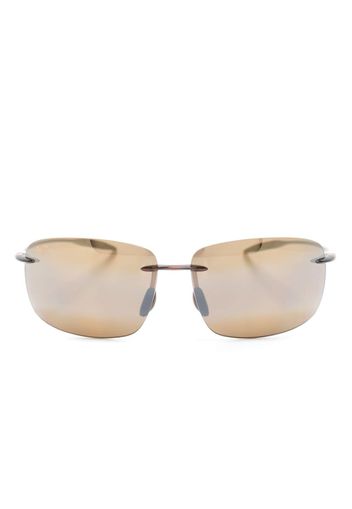 Maui Jim Breakwall rectangle-frame sunglasses - Marrone