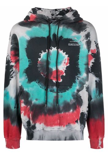 Mauna Kea tie-dye print hoodie - Grigio