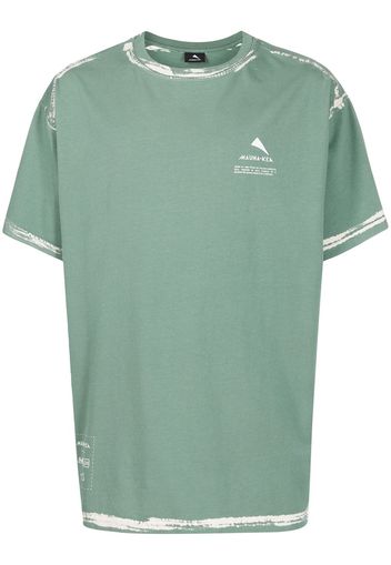 Mauna Kea painted-edge T-shirt - Verde