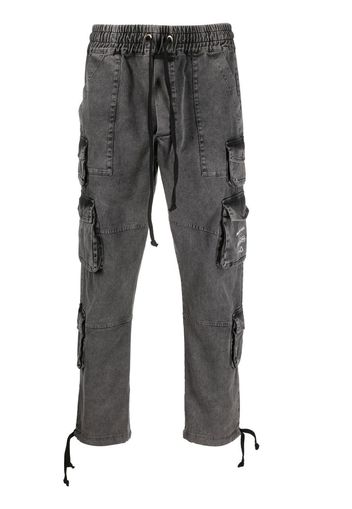 Mauna Kea acid-wash cargo trousers - Grigio