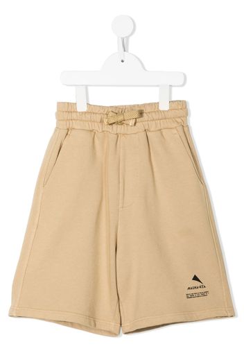 Mauna Kea logo-print bermuda shorts - Toni neutri