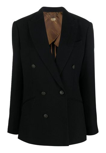 Maurizio Miri double-breasted wool blazer - Nero