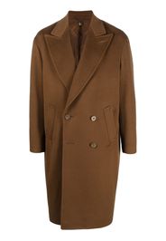 Maurizio Miri double-breasted wool coat - Marrone