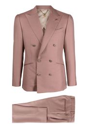 Maurizio Miri double-breasted peak-lapel suit - Marrone