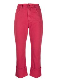 Max Mara cropped stretch-cotton jeans - Rosa