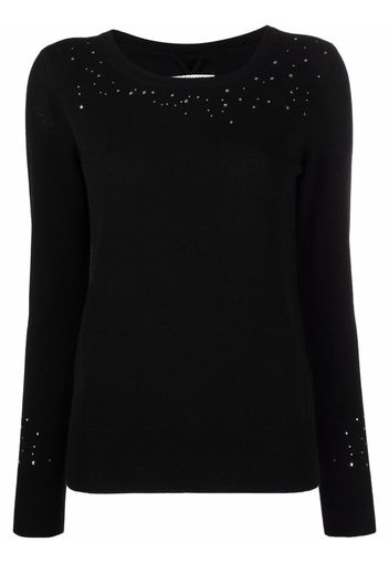 Max & Moi stud-embellished jumper - Nero