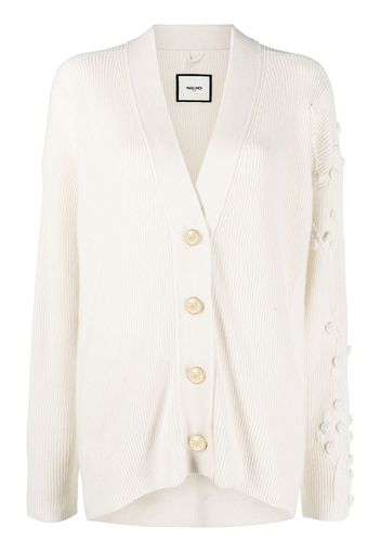 Max & Moi cashmere V-neck cardigan - Toni neutri