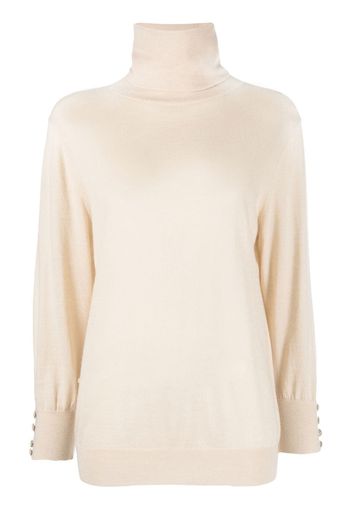 Max & Moi cashmere rollneck jumper - Toni neutri