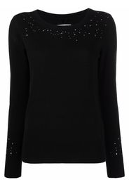 Max & Moi stud-embellished jumper - Nero