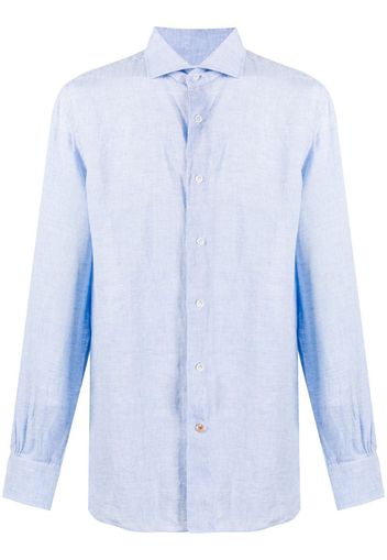 French collar linen shirt