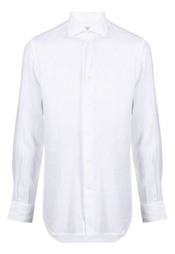 Mazzarelli Camicia con colletto alla francese - Bianco