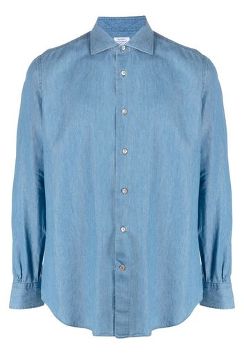 Mazzarelli Camicia denim - Blu