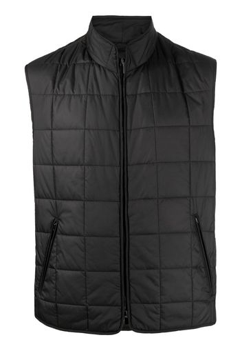 Mazzarelli Gilet Dolomiti trapuntato con zip - Nero