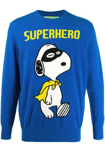 Maglione Snoopy Superhero a girocollo