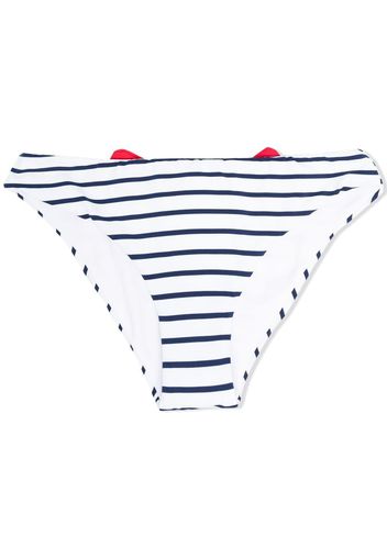 Mc2 Saint Barth Kids bow-trim bikini bottoms - Bianco