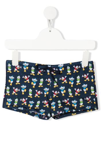 Mc2 Saint Barth Kids Donald Duck-print swimming trunks - Blu