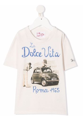 Mc2 Saint Barth Kids T-shirt Dolce Roma - Toni neutri