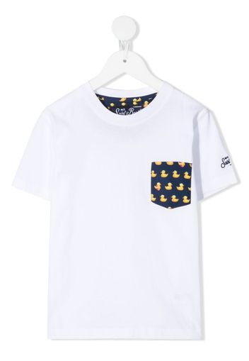 Mc2 Saint Barth Kids T-shirt con stampa - Bianco