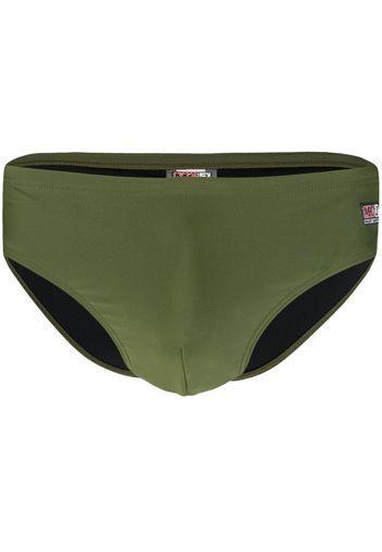 Mc2 Saint Barth logo patch swimming trunks - Verde