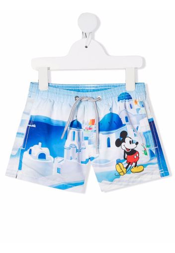 Mc2 Saint Barth Kids Costume da bagno Mickey Mouse - Blu