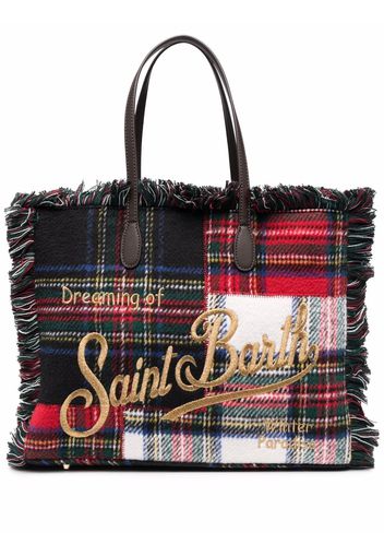 MC2 Saint Barth patchwork detail tote bag - Nero