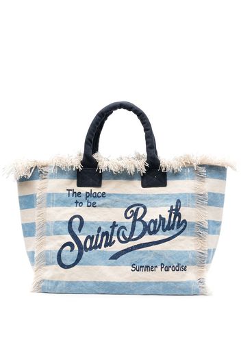 MC2 Saint Barth Borsa tote con logo - Blu