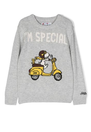 MC2 Saint Barth Kids Maglione con intarsio - Grigio