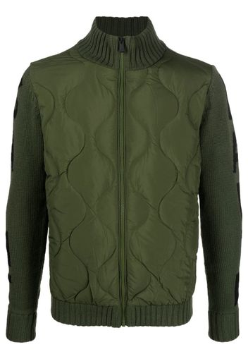 MC2 Saint Barth Whistler quilted-panel jacket - Verde