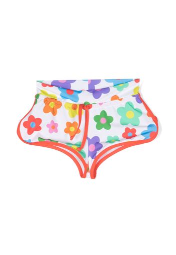 MC2 Saint Barth Kids floral-print swim shorts - Bianco