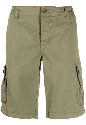 MC2 Saint Barth knee-length cotton cargo-shorts - Verde