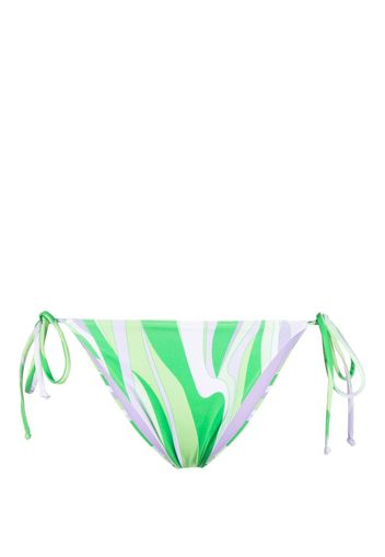 MC2 Saint Barth abstract-print bikini bottoms - Verde